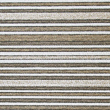 A direct overhead view of the Couristan Cape Indoor/Outdoor Rug - Brockton/Light Brown-Ivory