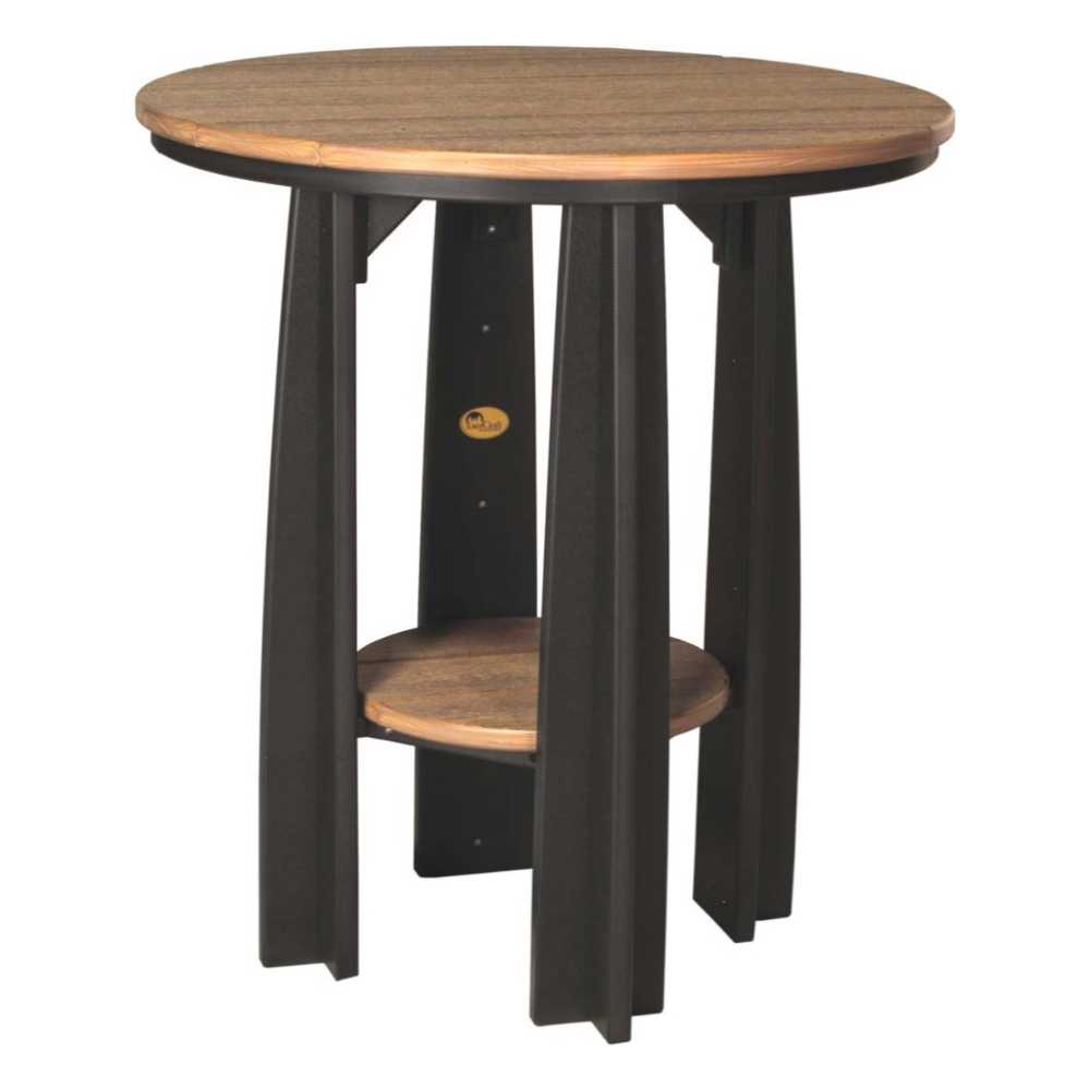 Antique Mahogany and Black LuxCraft Balcony Table