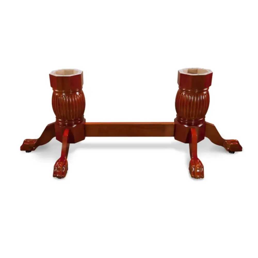 BBO Poker Tables Heritage Pedestal Leg Set in color mahogany