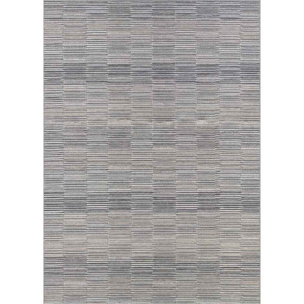Couristan Cape Indoor/Outdoor Rug - Fayston/Silver-Charcoal is shown in its entirety