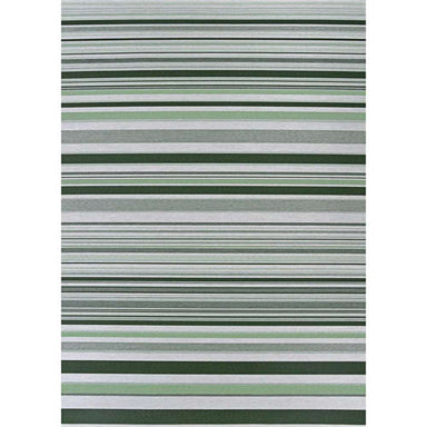 Couristan Dolce Indoor/Outdoor Rug - Striped/Grass is shown from a vertical top-down view