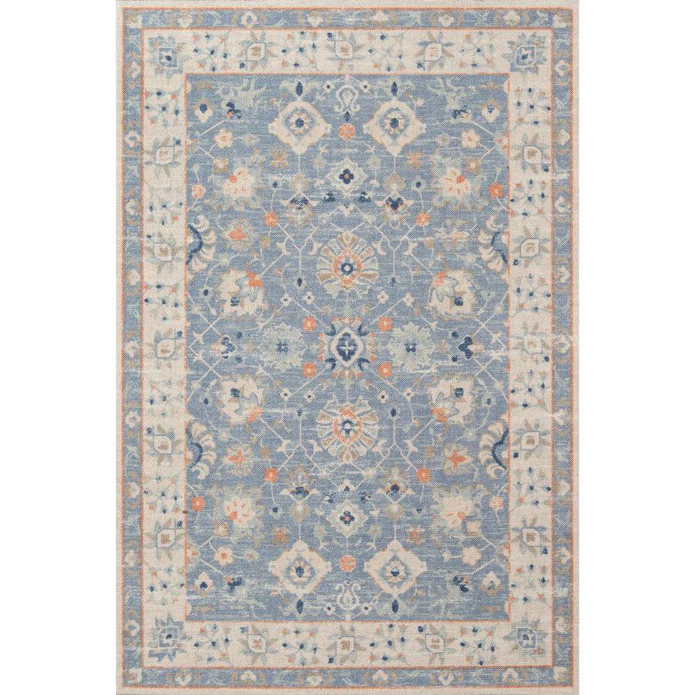 Full rectangular design of Momeni Anatolia Indoor Rug - ANA-8 Blue