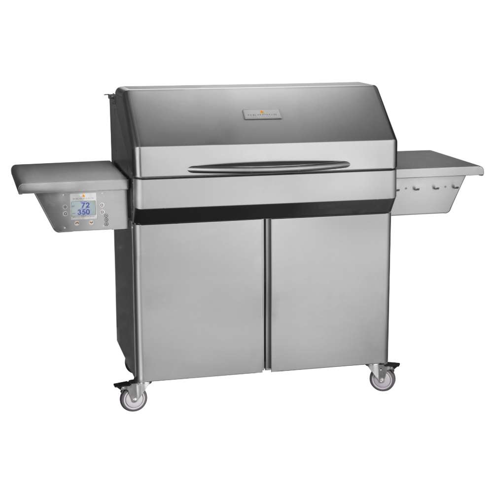 Memphis Grills Elite Cart ITC3 is a professional-grade outdoor pellet grill with a durable stainless steel body, caster wheels, and a digital control system