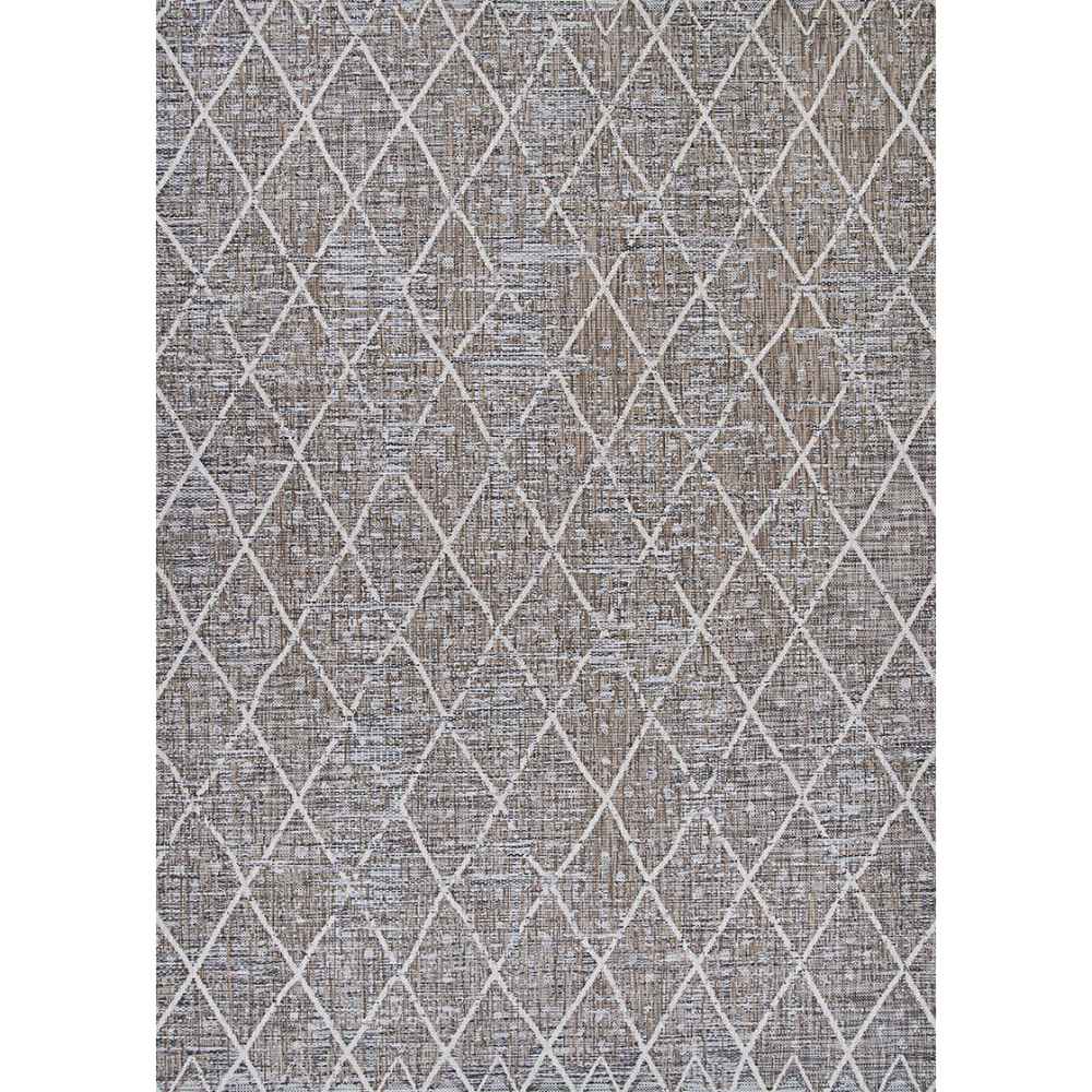 This top-down image features the full design of the Couristan Charm Indoor/Outdoor Rug - Thicket/Twig