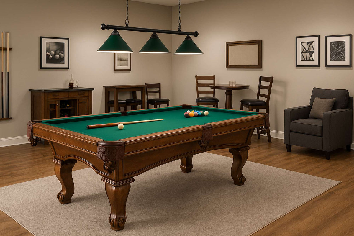 Game Room with Pool Table Ideas: Layout, Design, and Dimensions ...