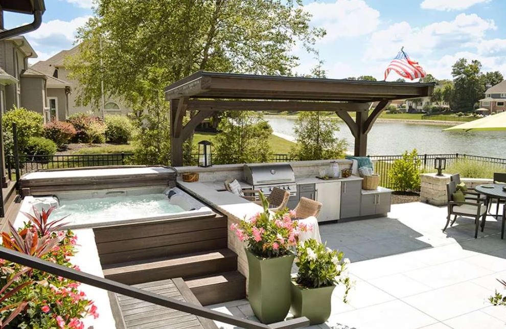 Brookside Timber Frame Ledgefield Pavilion