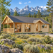 Garda 90 home office in a sunny Wyoming meadow beneath the Teton Range.