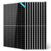 10 Sun Gold Power 550W Monocrystalline PERC Solar Panel units are shown in an evenly spaced overlapping display on a white background