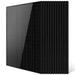 12 Sun Gold Power 415W Mono Black PERC Solar Panel units shown as evenly stacked black solar panels