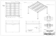 14 x 14 Structureworks Breeze Aluminum Pergola