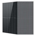 16 Sun Gold Power 590W Bifacial N-Type Monocrystalline Solar Panels displayed with one front panel and fifteen stacked behind