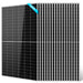 18 Sun Gold Power 550W Monocrystalline PERC Solar Panel units are arranged in a large overlapping stack with one panel featured at the front