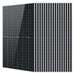 18 Sun Gold Power 590W Bifacial N-Type Monocrystalline Solar Panels shown with one panel in front and seventeen layered behind