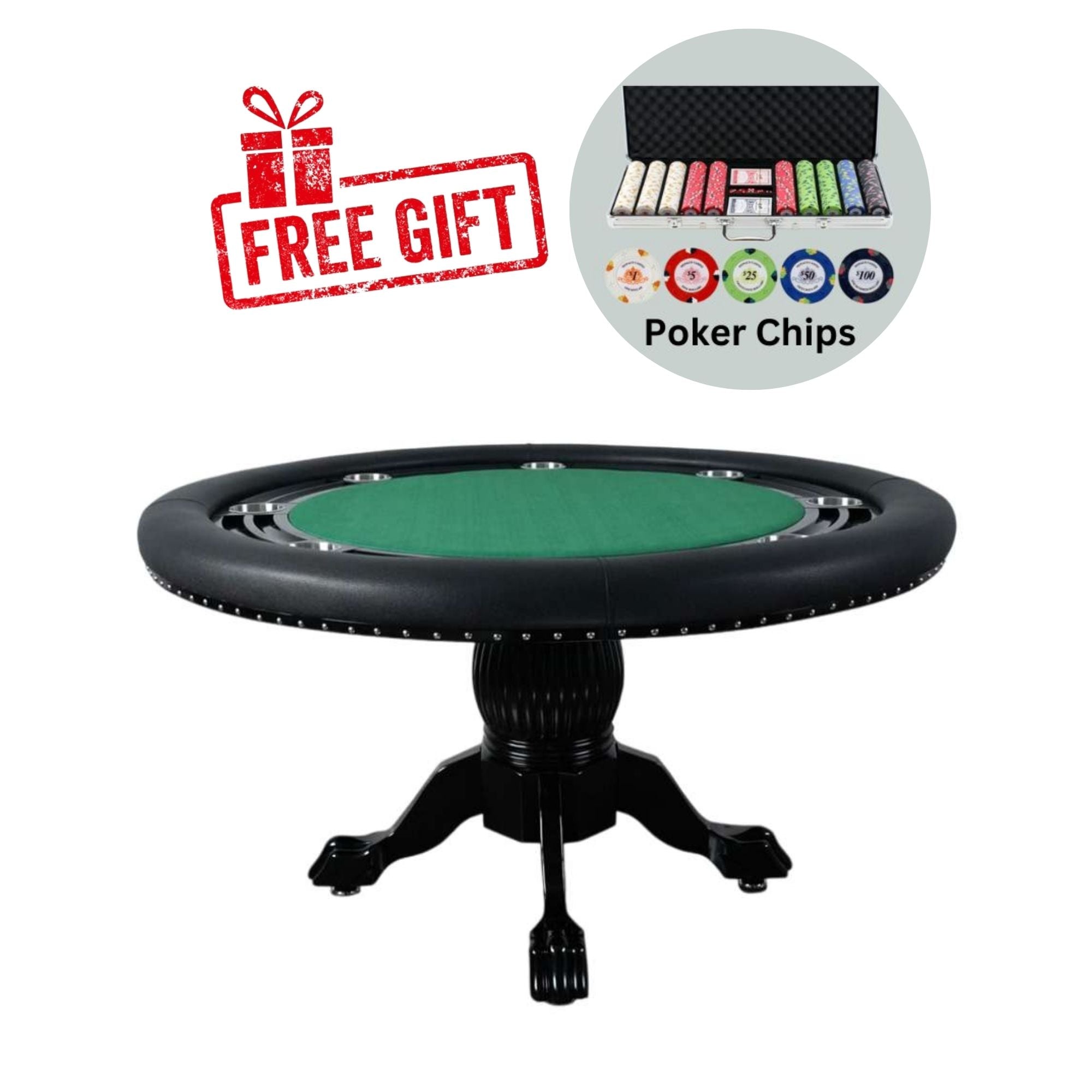 BBO Poker Tables Nighthawk Poker Table-Freedom Room