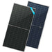 2 Sun Gold Power 560W Bifacial N-Type Solar Panels shown from the front and rear on a white background
