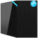20 Sun Gold Power 370W Mono Black PERC Solar Panels shown in a staggered lineup designed for high-output solar arrays