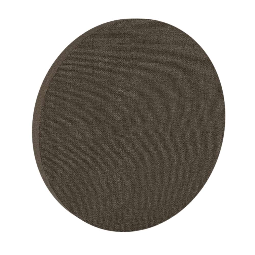 200Hz SpotPanel Circle Lerwick GIK Acoustics DecoShape Acoustic Panel in a circular shape with a charcoal gray fabric finish