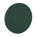 200Hz SpotPanel Circle Lora GIK Acoustics DecoShape Acoustic Panel in a circular shape with a deep forest green fabric finish