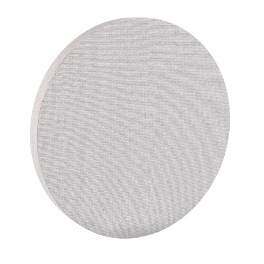 200Hz SpotPanel Circle White GIK Acoustics DecoShape Acoustic Panel in a circular shape with a bright white fabric finish