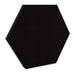 200Hz SpotPanel Hexagon Black GIK Acoustics DecoShape Acoustic Panel in a hexagonal shape with a black fabric finish
