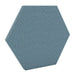 200Hz SpotPanel Hexagon Dolphin GIK Acoustics DecoShape Acoustic Panel in a hexagonal shape with a soft blue fabric finish