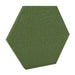200Hz SpotPanel Hexagon Staffa GIK Acoustics DecoShape Acoustic Panel in a hexagonal shape with a medium green fabric finish