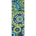 2'6" x 8'6" Runner Couristan Covington Indoor/Outdoor Rug - Rip Tide/Ocean-Green showcases the same floral medallion pattern in a long, narrow format