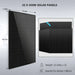 32 black 450W solar panels for Sun Gold Power 20000W 48VDC 120V/240V LiFePO4 30.72KWH Lithium Battery Off-Grid Solar Kit