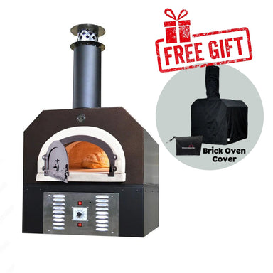 Chicago Brick Oven 750 Natural Gas Hybrid Countertop Wood Oven w/ Skirt-Freedom Room