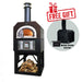 Chicago Brick Oven 750 Propane Gas and Wood Oven w/ Hybrid Stand-Freedom Room