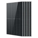 6 Sun Gold Power 590W Bifacial N-Type Monocrystalline Solar Panels shown with one panel in front and five panels layered behind