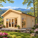 Sigrid 44 professional home office surrounded by rhododendrons, mature hardwoods, and layered Blue Ridge Mountains near Asheville, North Carolina.