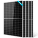 8 Sun Gold Power 450W Monocrystalline PERC Solar Panels shown as an eight-panel bundle with a single front panel and seven panels layered behind