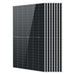 8 Sun Gold Power 590W Bifacial N-Type Monocrystalline Solar Panels displayed with one front panel and seven stacked behind on a white background