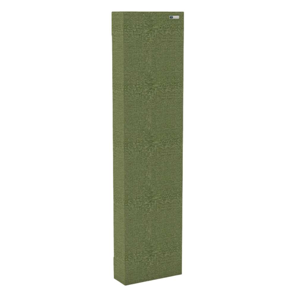 90Hz 244 Narrow Fair Isle GIK Acoustics FlexRange® Bass Trap in olive green fabric for enhanced acoustic performance