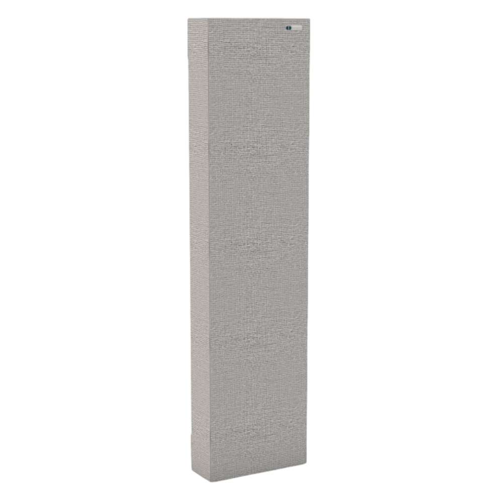 90Hz 244 Narrow Glass GIK Acoustics FlexRange® Bass Trap in light gray fabric for clean acoustic wall treatment