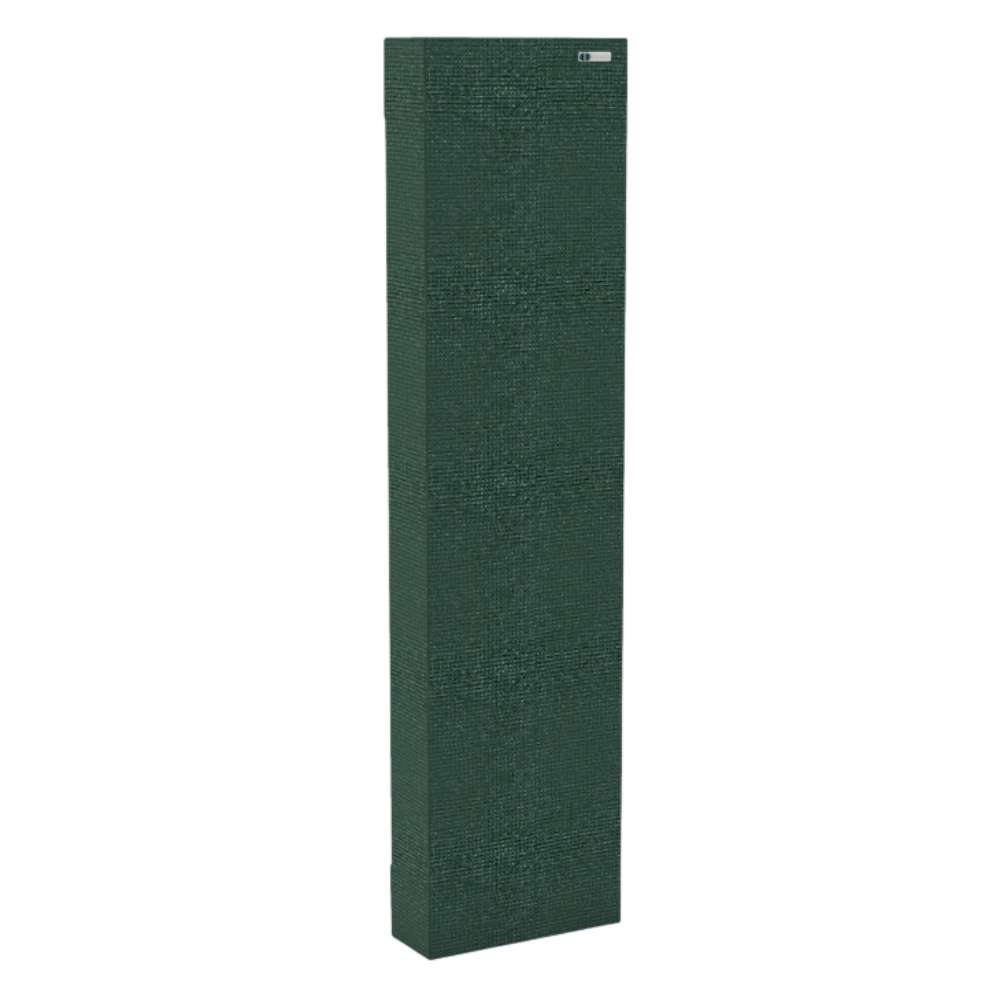 90Hz 244 Narrow Lora GIK Acoustics FlexRange® Bass Trap in deep green fabric for bass control and acoustic treatment