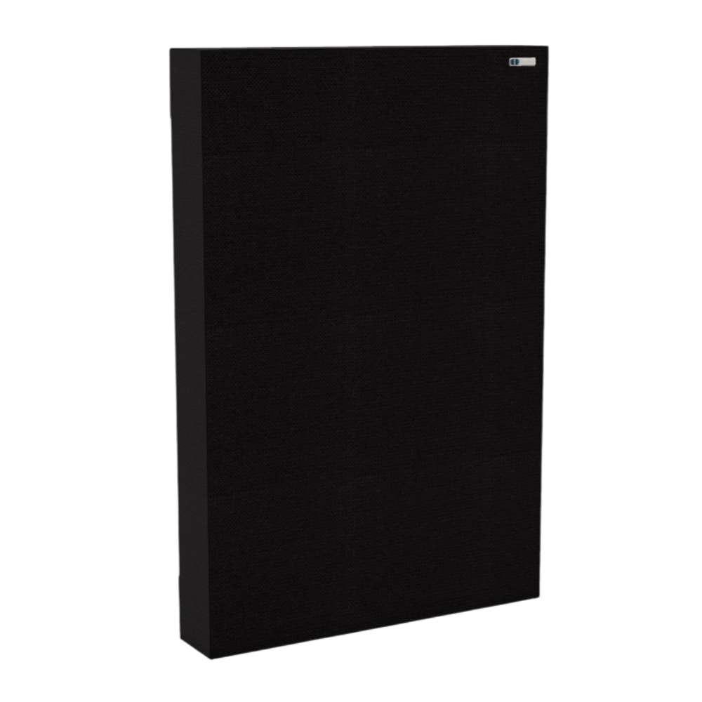 90Hz 244 Portrait Black GIK Acoustics FlexRange® Bass Trap in black fabric for reducing low-frequency resonance