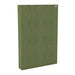 90Hz 244 Portrait Fair Isle GIK Acoustics FlexRange® Bass Trap in olive green fabric for enhanced acoustic performance