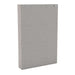 90Hz 244 Portrait Glass GIK Acoustics FlexRange® Bass Trap in light gray fabric for clean acoustic wall treatment