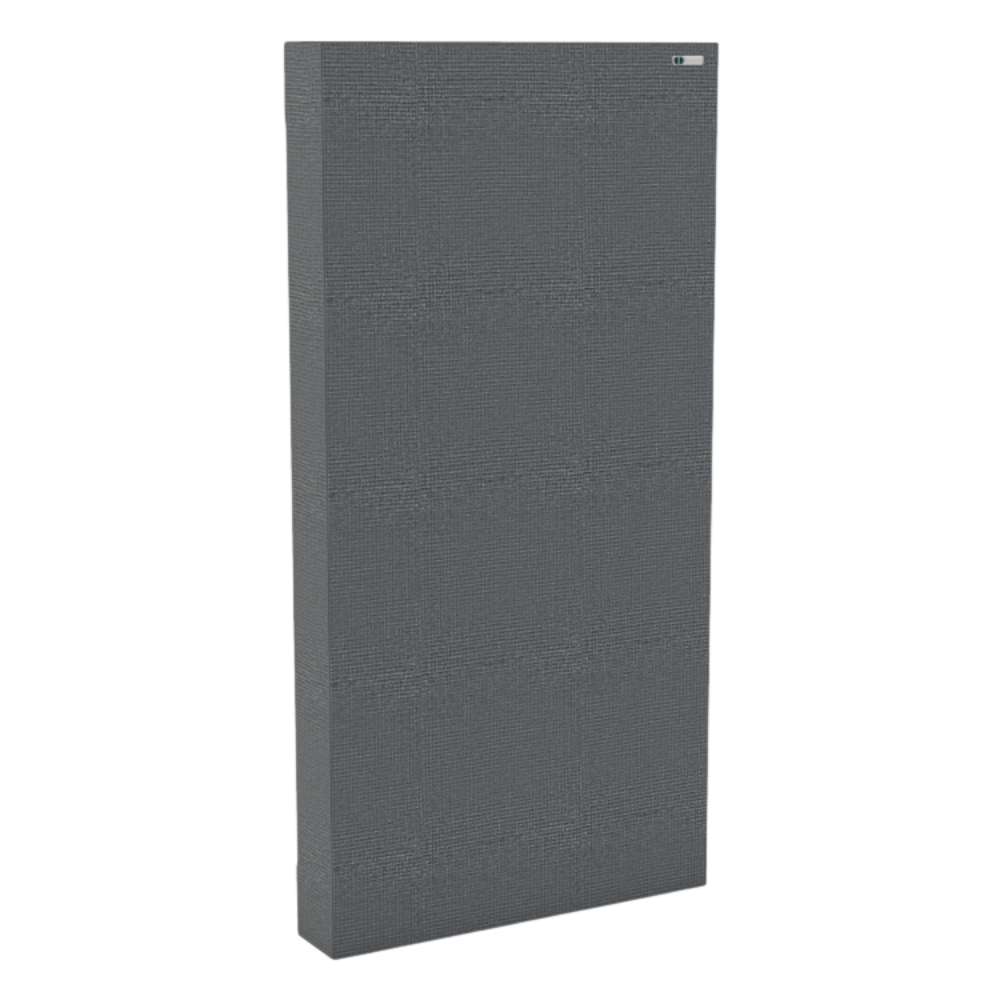 90Hz 244 Rectangle Chaucer GIK Acoustics FlexRange® Bass Trap in gray fabric for improved room acoustics