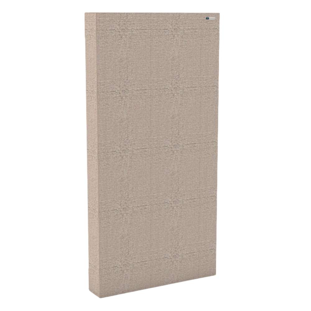 90Hz 244 Rectangle Clan GIK Acoustics FlexRange® Bass Trap in light beige fabric for sound absorption and bass management