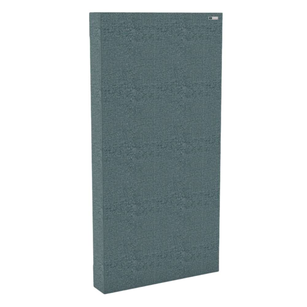 90Hz 244 Rectangle Ronay GIK Acoustics FlexRange® Bass Trap in muted blue fabric for controlling unwanted reflections