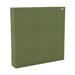 90Hz 244 Square Fair Isle GIK Acoustics FlexRange® Bass Trap in green fabric for controlling echoes and bass frequencies