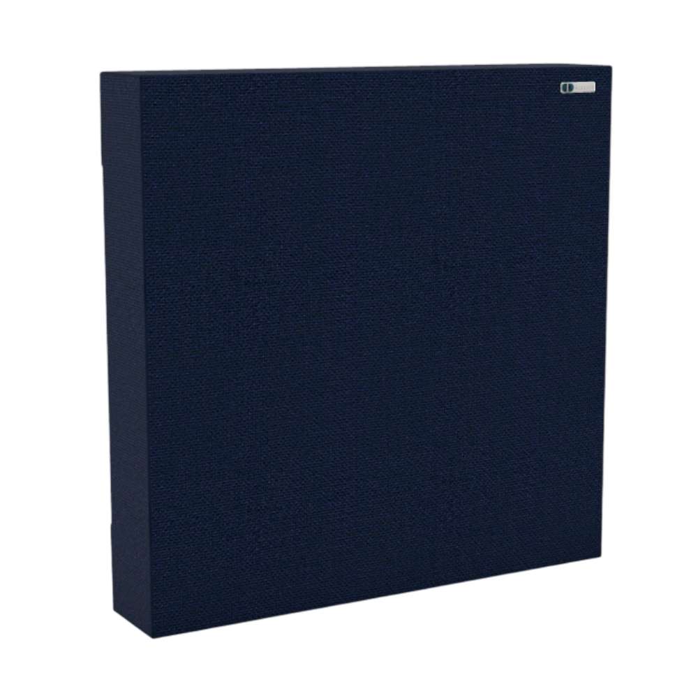 90Hz 244 Square Walten GIK Acoustics FlexRange® Bass Trap in dark navy fabric for professional sound control