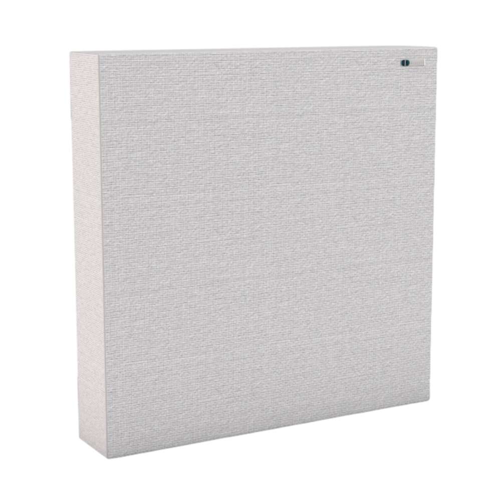 90Hz 244 Square White GIK Acoustics FlexRange® Bass Trap in white fabric for balanced acoustic treatment and bass trapping
