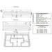 A technical drawing details dimensions and shipping specs of the Outdoor Living Today 12×8 Raised Garden Bed from multiple views