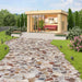 GardenHouse24 USA ALU Concept Lounge 70A Garden Room is shown in a landscaped garden setting
