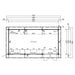 A detailed floor plan shows internal dimensions and window-door placements for the GardenHouse24 USA Miriam 44C Classic Garden Room