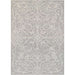 A full overhead view displays the intricate scroll design of Couristan Monaco Indoor/Outdoor Rug - Summer Quay/Cocoa Natural